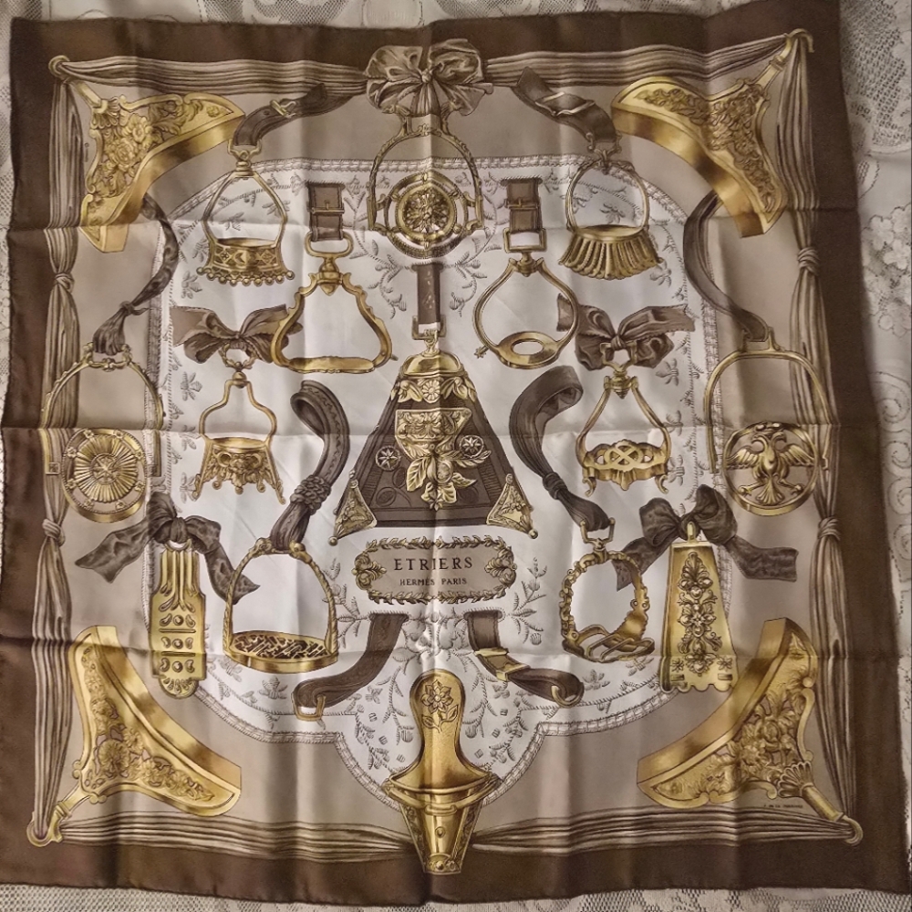 SOLD-Hermès Silk Scarf